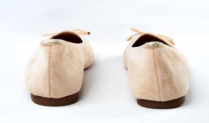 ​​​​​​​Ballerines Bout Reptile En Daim — photo 13