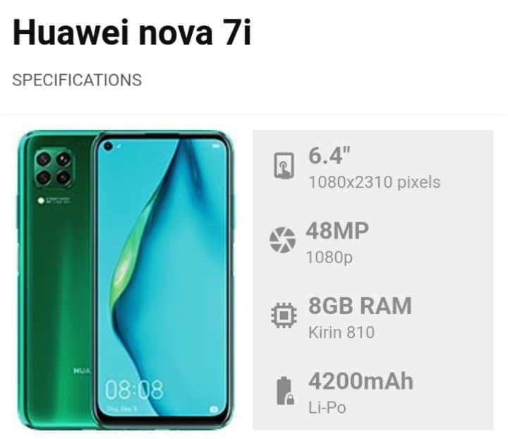 Huawei Nova 7i — photo 2