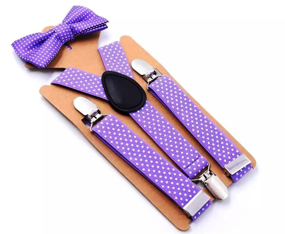 Mini Bretelles Avec Clips et Nœuds Papillon — photo 2