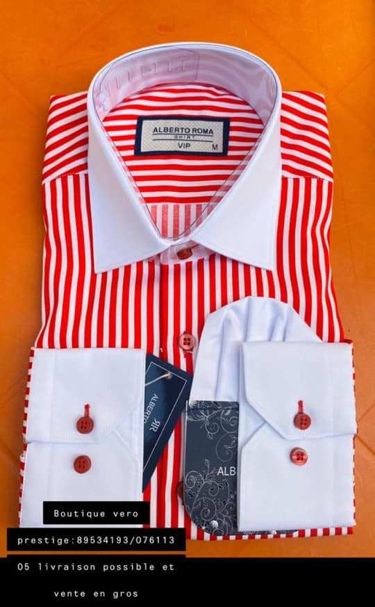 Chemises Homme en Coton