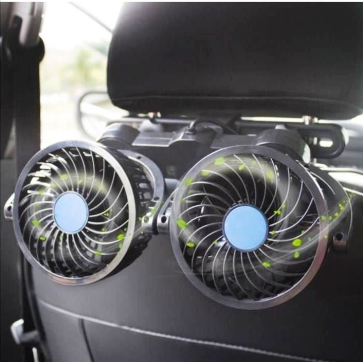 Ventilateur de Refroidissement à Double Tête de Voiture 12V — photo 5