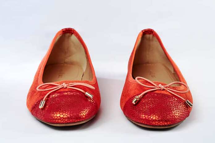​​​​​​​Ballerines Bout Reptile En Daim — photo 18