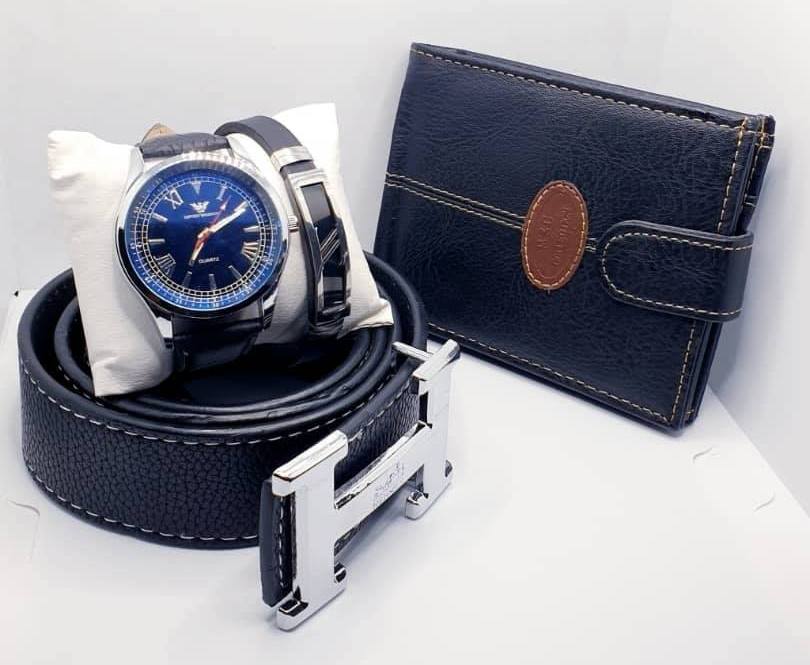 Ceinture, Porte Feuille, Bracelet et Montre