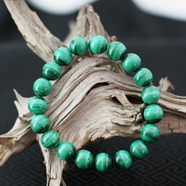 Bracelet en  Pierres Malachite — photo 4