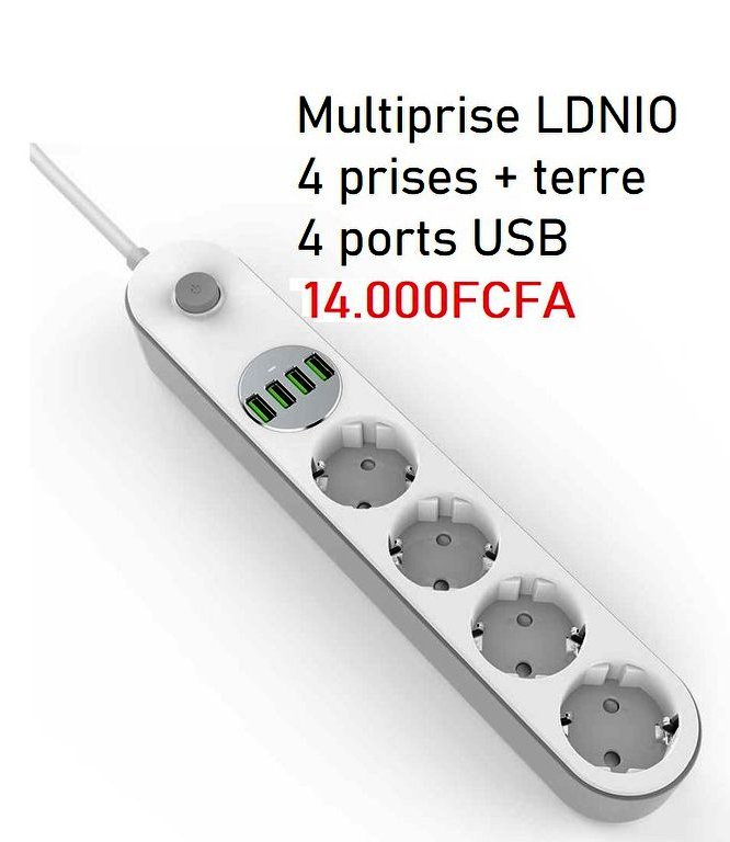 Multiprise LDNIO - 4 Prises