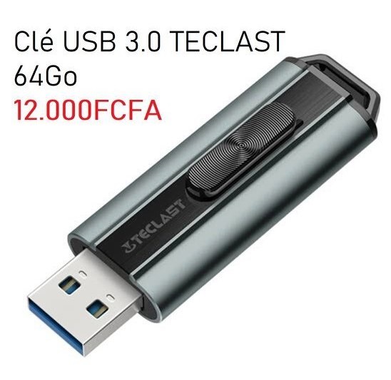 Clé USB 3.0 TECLAT 64 Go