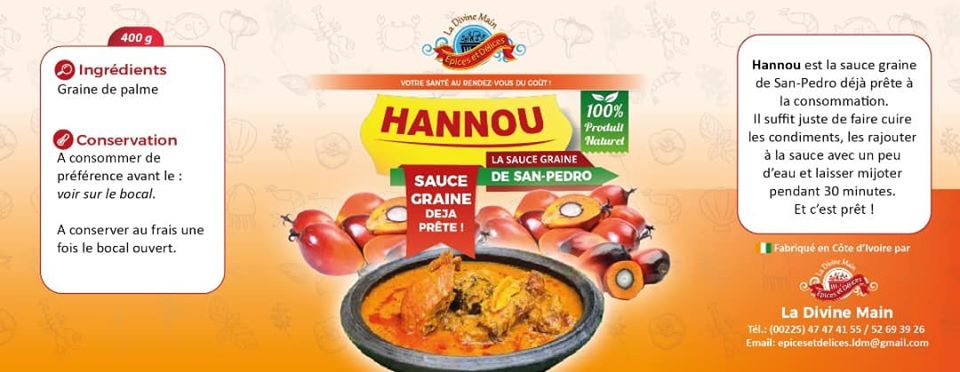Hannou - Conserve de Sauce Graine Précuite — photo 4