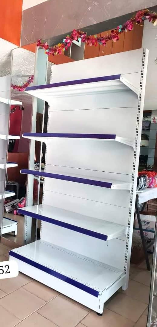 Etagères métallique une faces pour supermarché — photo 2