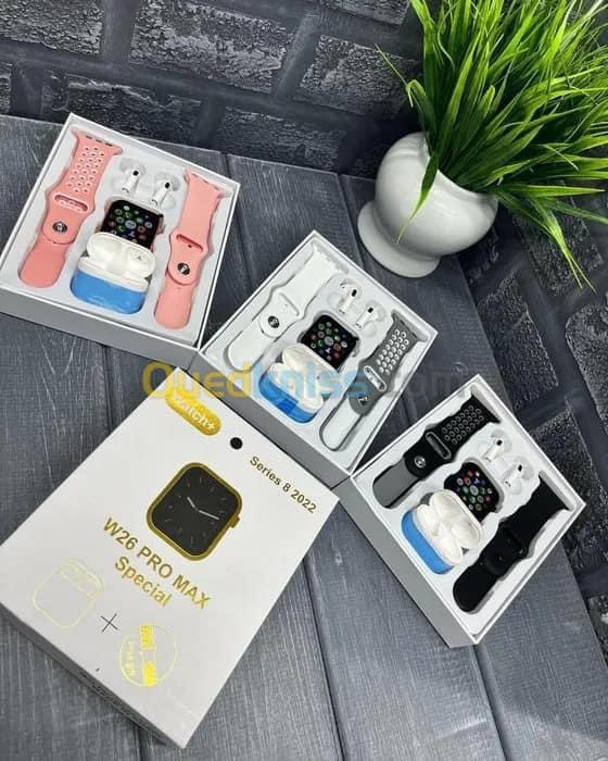 promo!! Montre connecté W26 Pro max   +  ecouteur sans-fil — photo 2