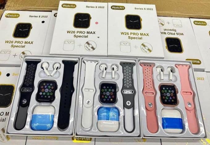promo!! Montre connecté W26 Pro max   +  ecouteur sans-fil — photo 3