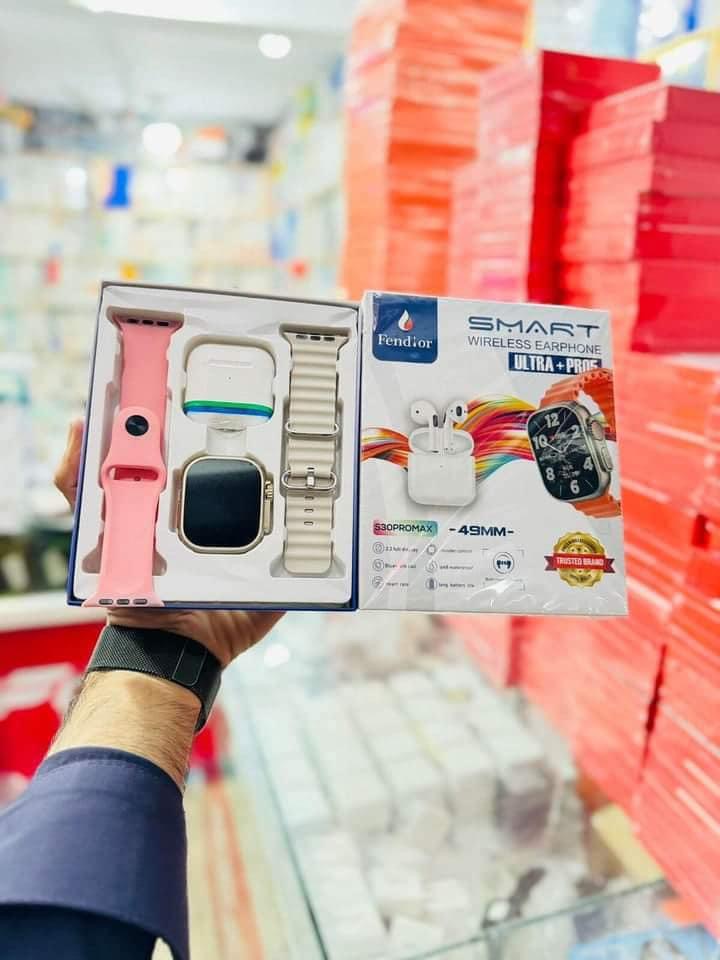 promo!! Montre connecté  S30 pro max   +  ecouteur sans-fil avec  2 bracelet  de montré — photo 3