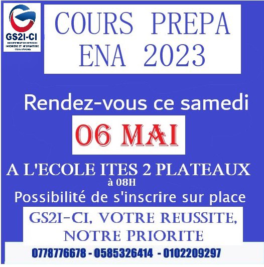 COURS DE PREPARATION ENA 2023
