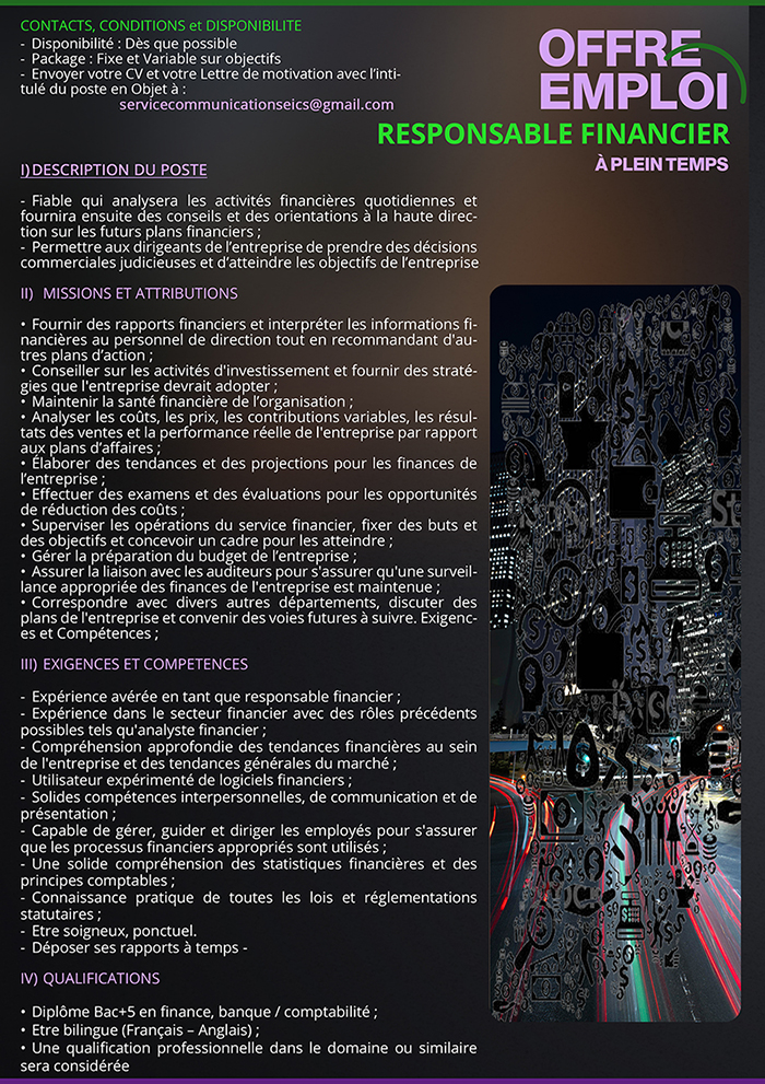 RESPONSABLE FINANCIER