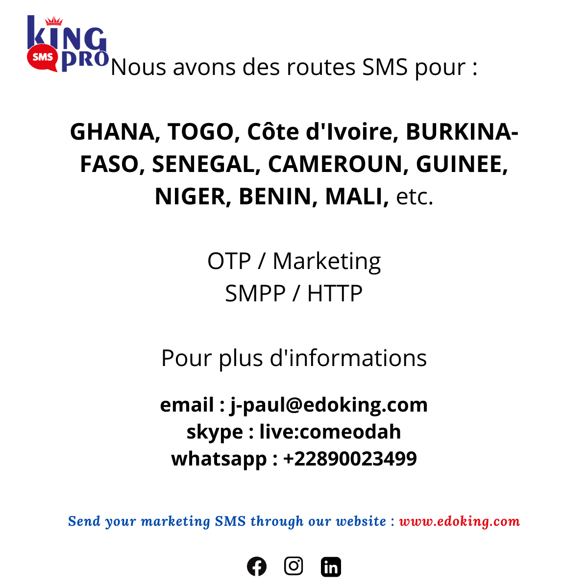 SOLUTION SMS