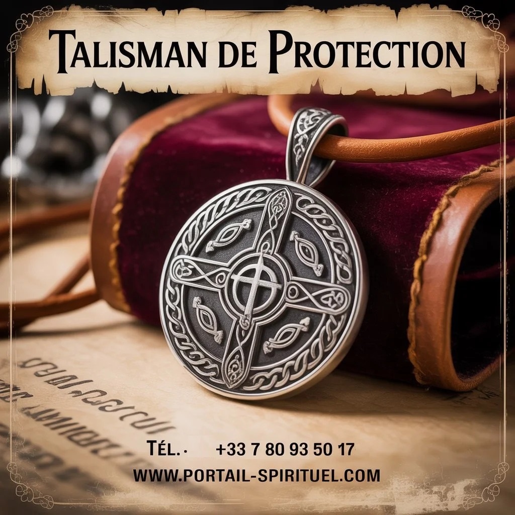 Le Talisman de Protection : Votre Allié Spirituel Contre les Énergies Négatives Tél : +33 7 80 93 50 17